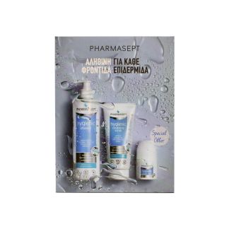 Pharmasept Shower 500ml & Cleansing Scrub 200ml & Mild Deo Roll-on 50ml