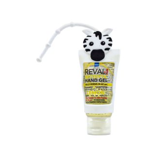 Intermed Reval Plus Kids Antiseptic Hand Gel Lemon White Zebra 30ml