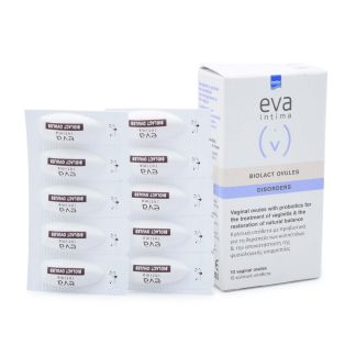 Intermed Eva Intima Biolact Ovules 10 vaginal ovules
