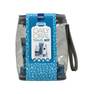 Intermed Medinol Daily Oral Travel Kit with Mouthwash 100ml & Toothpaste 50ml & Travel size Toothbrush & Dental Floss