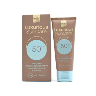 Intermed Luxurious SunCare Silk Cover Face Cream SPF50 Natural Beige 75ml