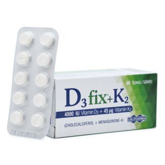 Uni-Pharma D3 Fix 4000iu & K2 45mg 60 tabs