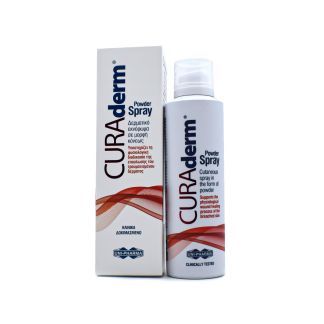 Uni-Pharma Curaderm Powder Spray 125ml