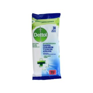 Dettol Surface Clean Wipes Anti-Bacterial 30 wipes