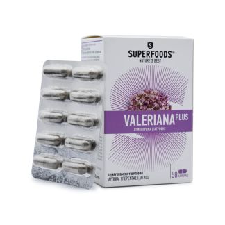 Superfoods Valeriana Plus 300mg 50 caps