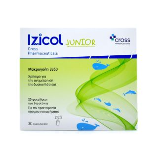 Cross Pharmaceuticals Izicol Junior 20 sachets x 6gr