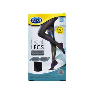 Scholl Light Legs 20 Den Black Small 1 pair