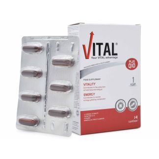 Vital Plus Q10 14 μαλακές κάψουλες
