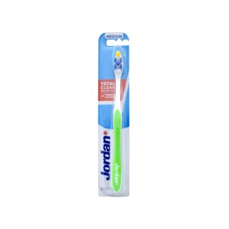 Jordan Total Clean Toothbrush Medium Lime Green 7038516140371