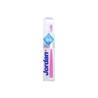 Jordan Toothbrush Shiny White Medium Pink 7038516170101