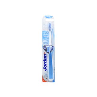 Jordan Toothbrush Shiny White Soft Blue 7038516170200