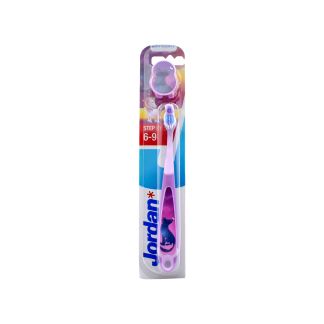 Jordan Kids Toothbrush Lilac Purple Soft Step 6-9 years 7038516220301