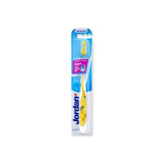 Jordan Individual Reach Toothbrush Medium White - Yellow Bees 7038516550385