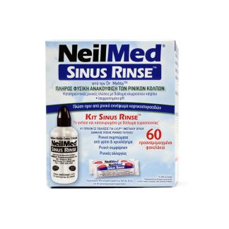 Neilmed Sinus Rinse Bottle Kit 60 premixed sachets