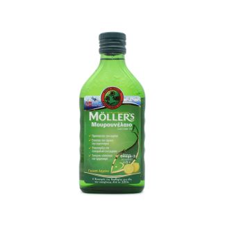 Moller's Cod Liver Oil Μουρουνέλαιο Λεμόνι  250ml 