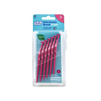 TePe Angle Interdental Brush Size 0 0.40mm Pink 6 pcs