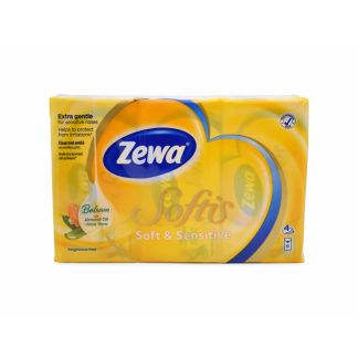 Zewa Softis Soft & Sensitive Tissues 6 pack x 9 pcs