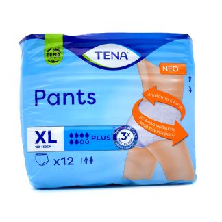 Tena Pants Plus XLarge 12 pcs