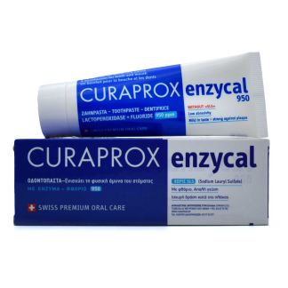 Curaprox Enzycal 950 without SLS Toothpaste 75ml