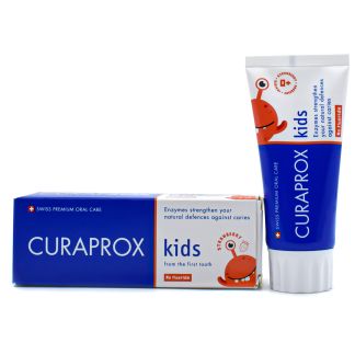 Curaprox Kids Toothpaste from the first tooth Strawberry no fluoride