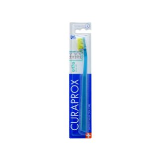 Curaprox CS 5460 Ortho Ultra Soft Light Blue Yellow 1 toothbrush 7612412700077
