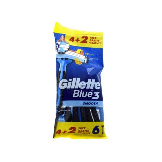 Gillette Blue 3 Smooth Ξυραφάκια Μιας Χρήσης 6 τμχ