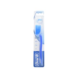 Oral-B Toothbrush 1-2-3 Indicator 35 Medium Blue 8001841032504
