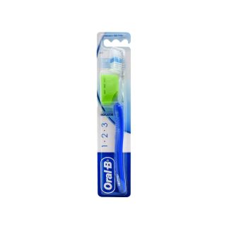 Oral-B Toothbrush 1-2-3 Indicator 40 Medium Blue 8001841033501