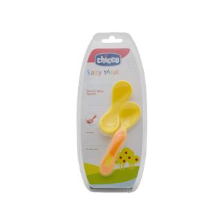 Chicco Easy Meal Set Baby Spoons  from 12 months 2 pcs 68576-20