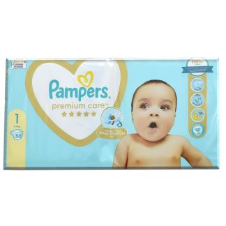 Pampers Premium Care No1 (2-5kg) 50 pcs