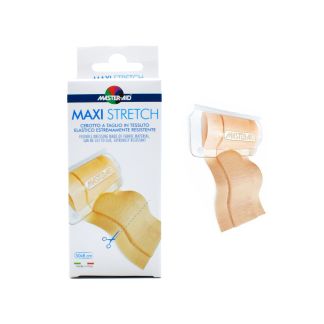 Master Aid Maxi Stretch 50 x 8cm Adhesive Roll of Continuous Gauze