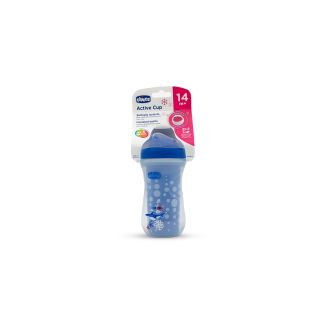 Chicco Active Cup 14m+ Blue Shark 266ml