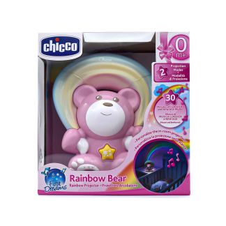 Chicco Rainbow Bear Ουράνιο Τόξο Αρκουδάκι με Μουσική και Φως Ροζ