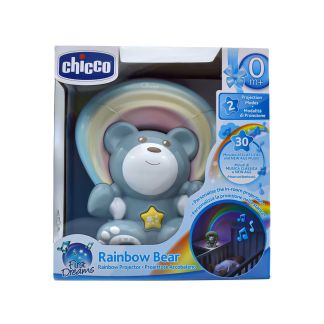 Chicco Rainbow Bear Ουράνιο Τόξο Αρκουδάκι με Μουσική και Φως Μπλε
