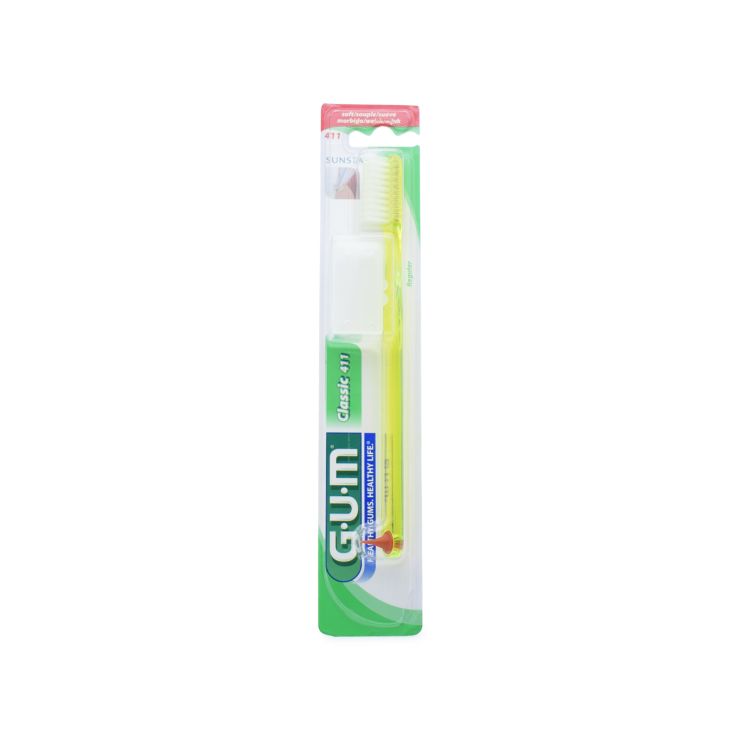 Sunstar Gum Toothbrush 411 Classic Soft Yellow 070942004114