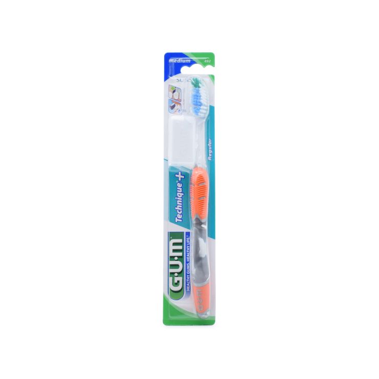 Sunstar Gum Toothbrush Technique+ Medium Orange 070942121613