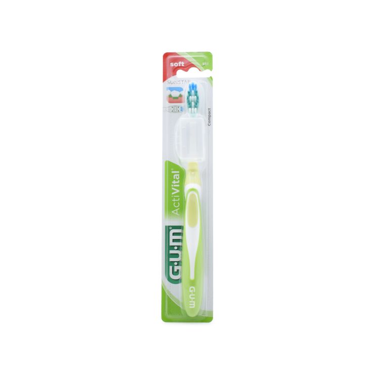 Sunstar Gum Toothbrush 581 ActiVital Soft Light Green  070942124485