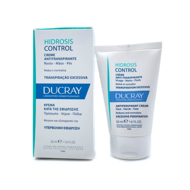 Ducray Hidrosis Control Creme Anti-Traspirante Cream Κρέμα κατά της Εφίδρωσης 50ml