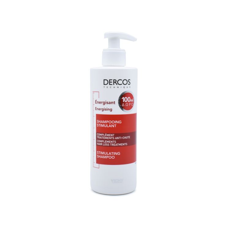 Vichy Dercos Energising Shampoo Anti-Ηair Loss with Aminexil 400ml