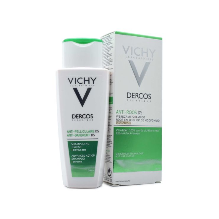 Vichy Dercos Anti-Dandruff DS Αντιπιτυριδικό Σαμπουάν Για Ξηρά Μαλλιά 200ml