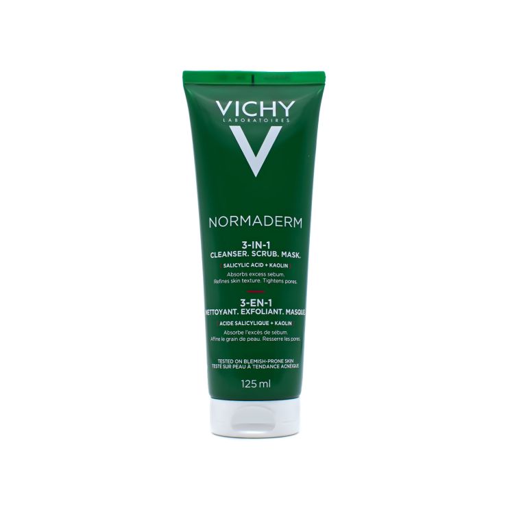 Vichy Normaderm 3 in 1 Scrub & Cleanser & Mask 125ml