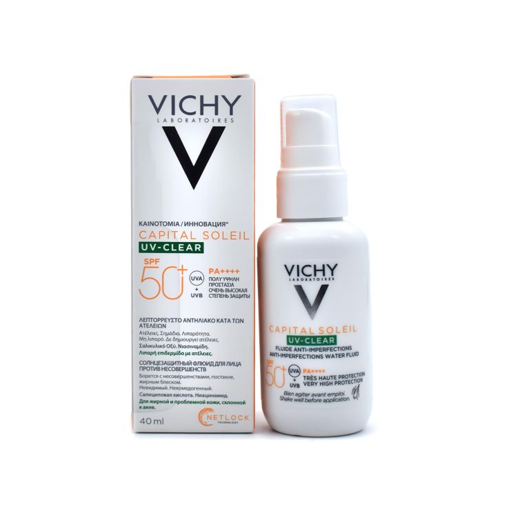 Vichy Capital Soleil UV Clear SPF50 Face Sun Protection 40ml