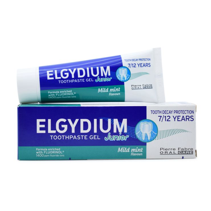 Elgydium Οδοντόκρεμα Junior 50ml 1400 ppm Mild Mint  7-12 ετών