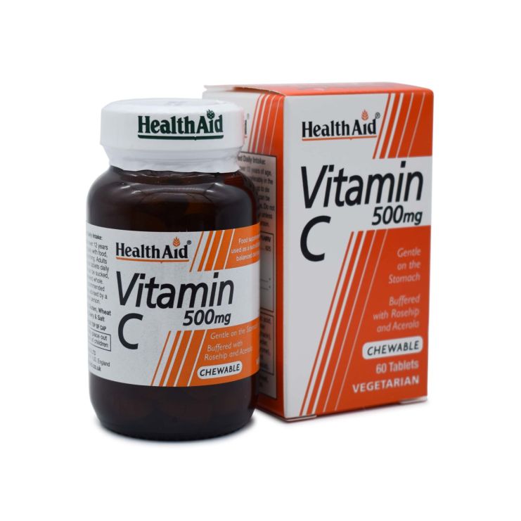  Health Aid Vitamin C 500mg 60 chew. tabs