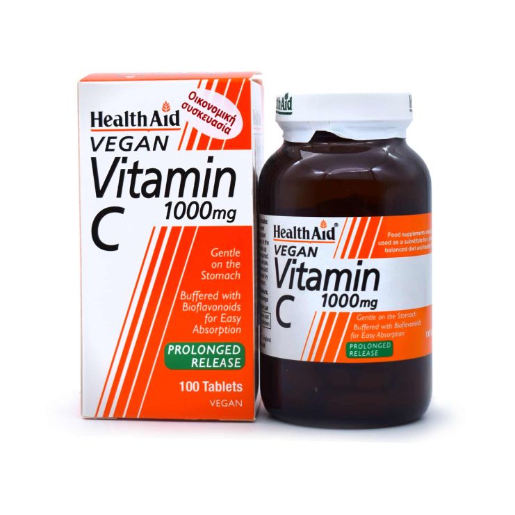 Health Aid Vitamin C Prolonged Release 1000mg 100 tabs