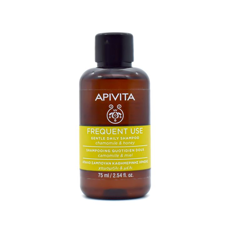 Apivita Hair Shampoo Frequent use Gentle Daily Mini Chamomile & Honey 75ml