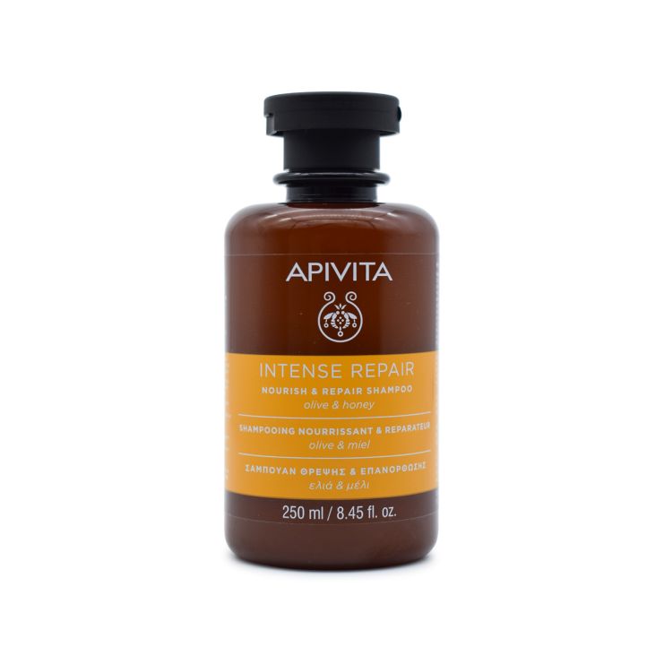 Apivita Nourish & Repair Shampoo Σαμπουάν Θρέψης και Επανόρθωσης με Ελιά & Μέλι 250ml