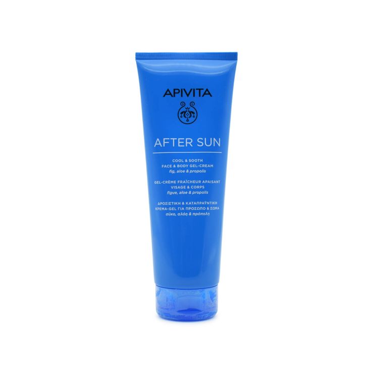 Apivita After Sun Cool & Sooth Face & Boby Gel-Cream Fig , Aloe & Propolis 200ml