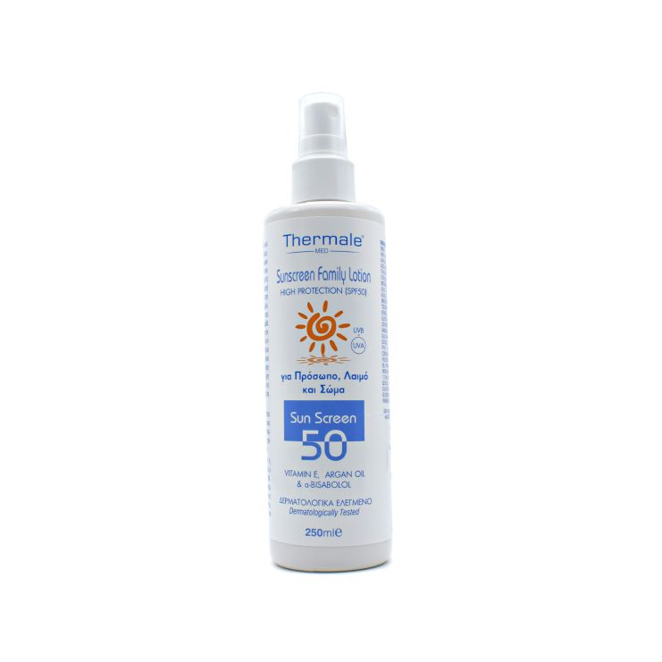 Thermale Med Sunscreen Family Lotion SPF50 Face & Body 250ml