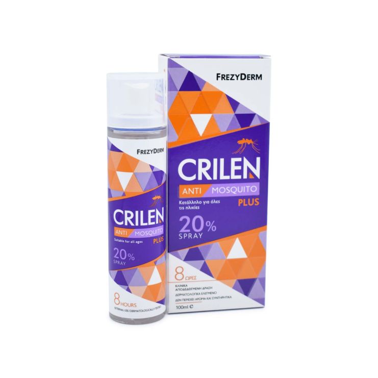 Frezyderm Crilen Anti Mosquito Plus 20% Unscented 100ml